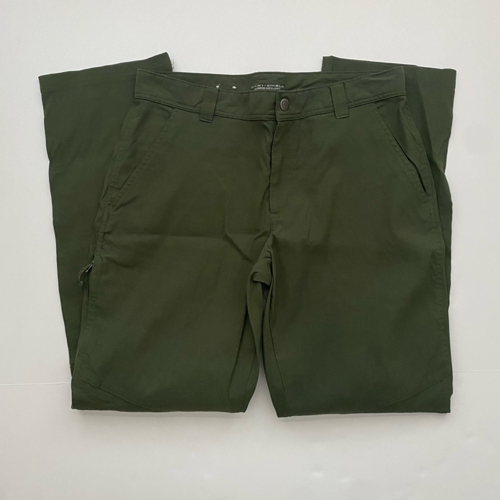 Columbia Omni Shield Advanced Repellency Mens Hiking Pants - Dark Green